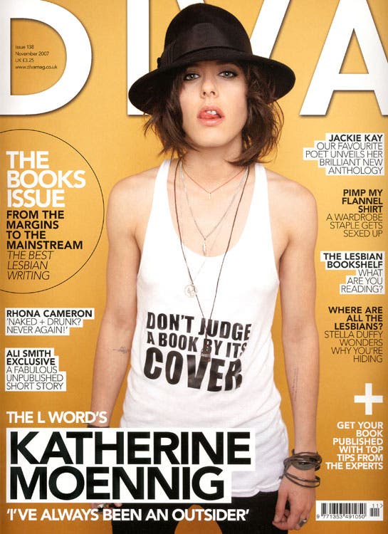 Katherine Moennig en la portada de DIVA