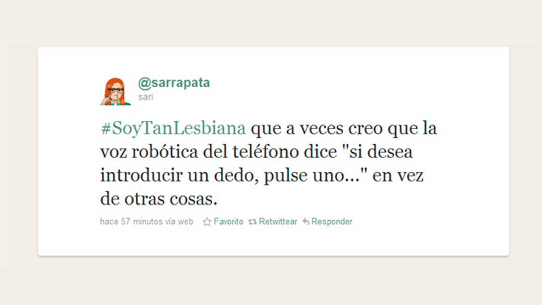 Soy Tan Lesbiana que perdí toda mi tarde en Twitter