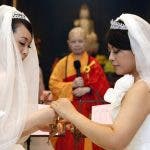 Boda lésbico budista en Taiwán Intercambio
