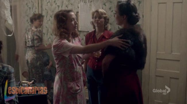 Betty, Kate y Gladys en la fiesta