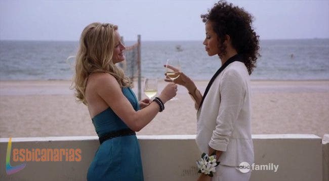Lena y Stef hablando