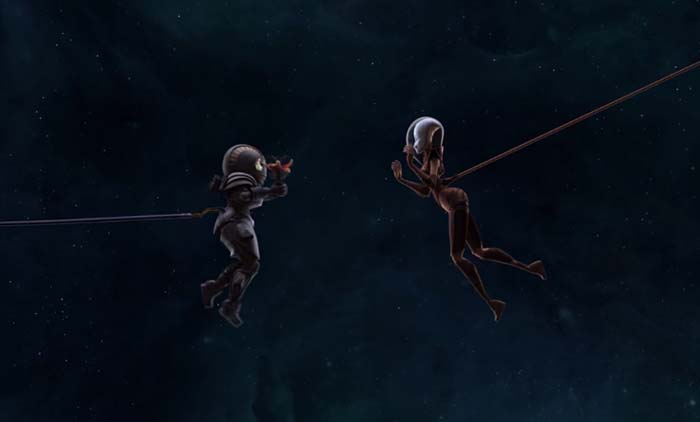 Órbitas: un cortometraje lésbico animado precioso