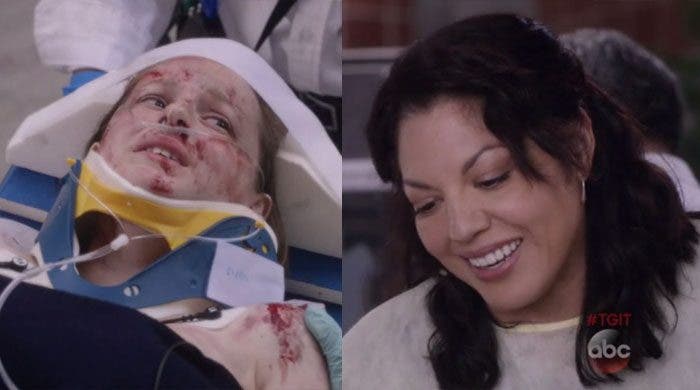 Callie consolando a Jess