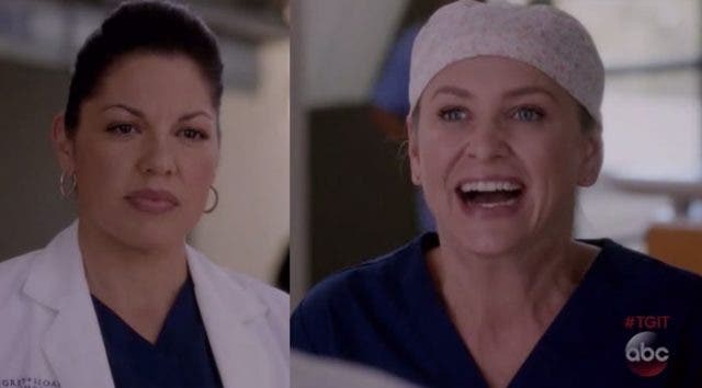 Callie y Arizona hablando sobre Penny