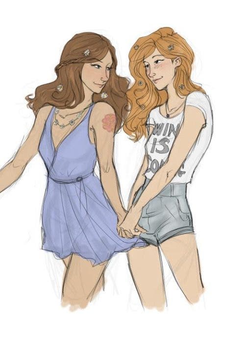 Sansa y Margaery AU 