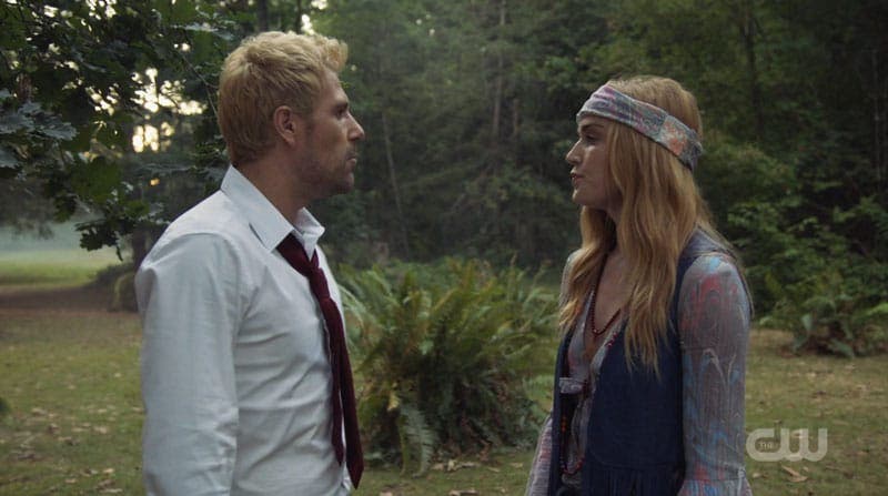 Sara discutiendo con Constantine