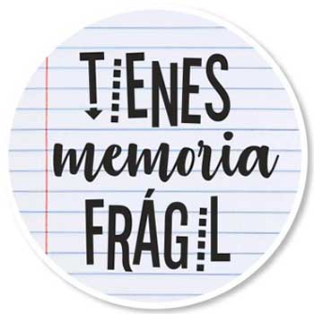 Stiker memoria frágil