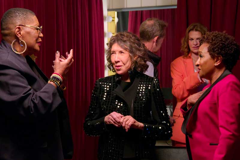 Marsha Warfield con Lily Tomlin y Wanda Sykes