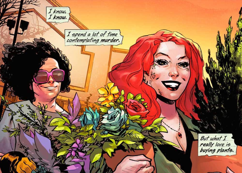 Poison Ivy comprando plantas