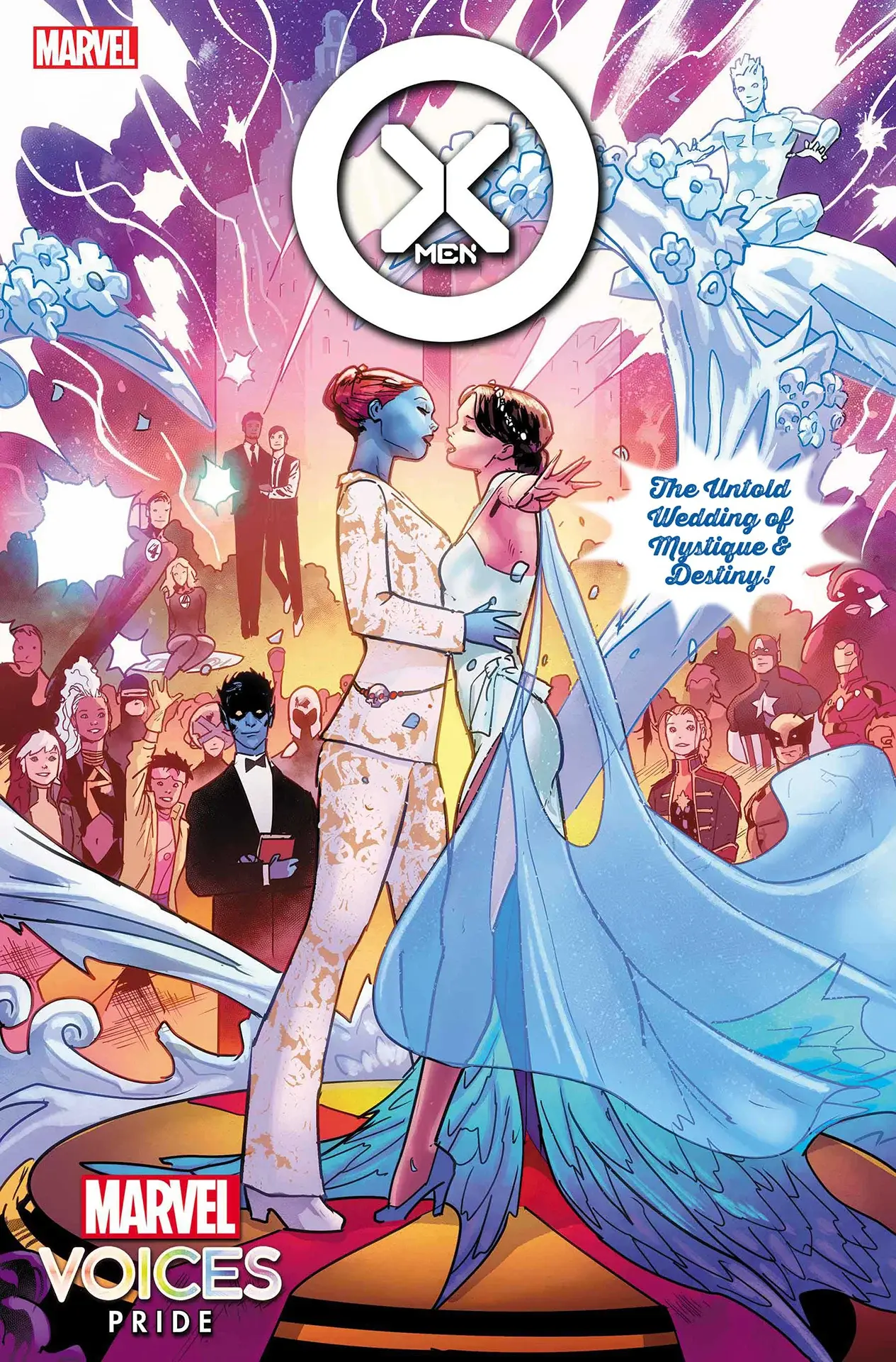 Portada de X-Men The Wedding Special